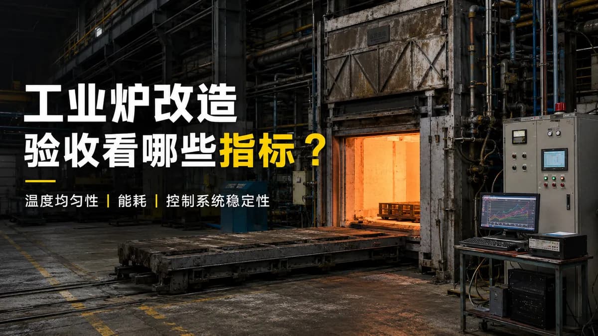 工业炉改造验收看哪些指标？从温度均匀性、能耗到控制系统稳定性封面图