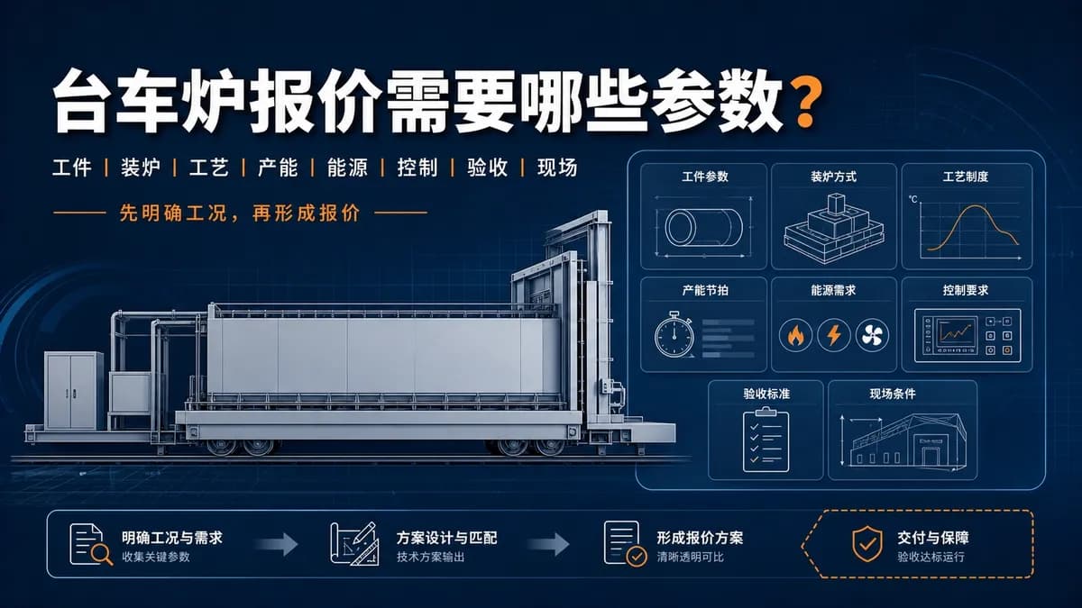 台车炉报价需要提供哪些参数？