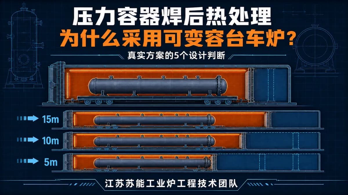 压力容器焊后热处理为什么采用可变容台车炉？真实方案的5个设计判断