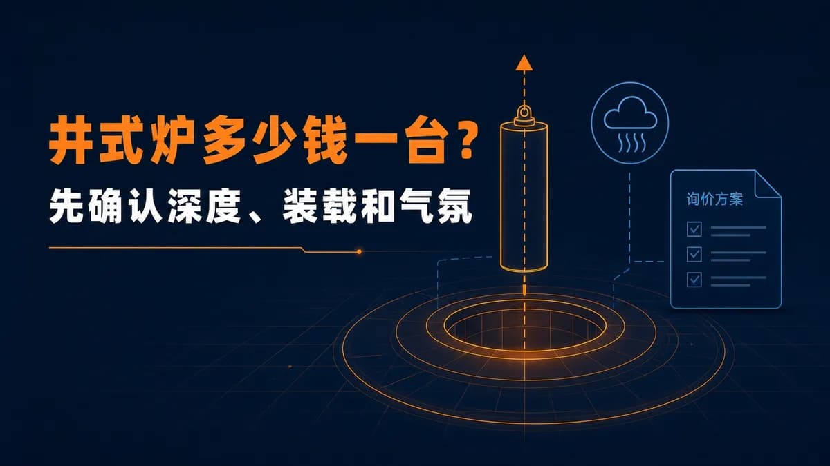 井式炉多少钱一台？先确认深度、装载和气氛