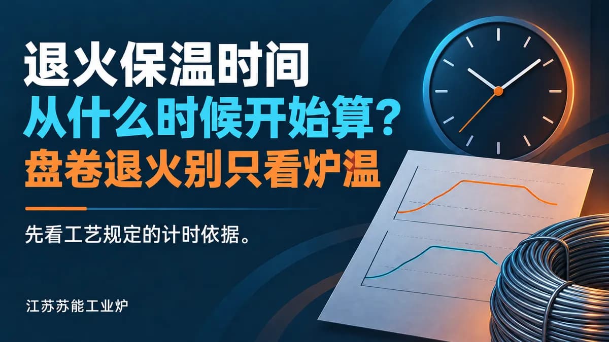 退火保温时间从什么时候开始算？盘卷退火别只看炉温封面图