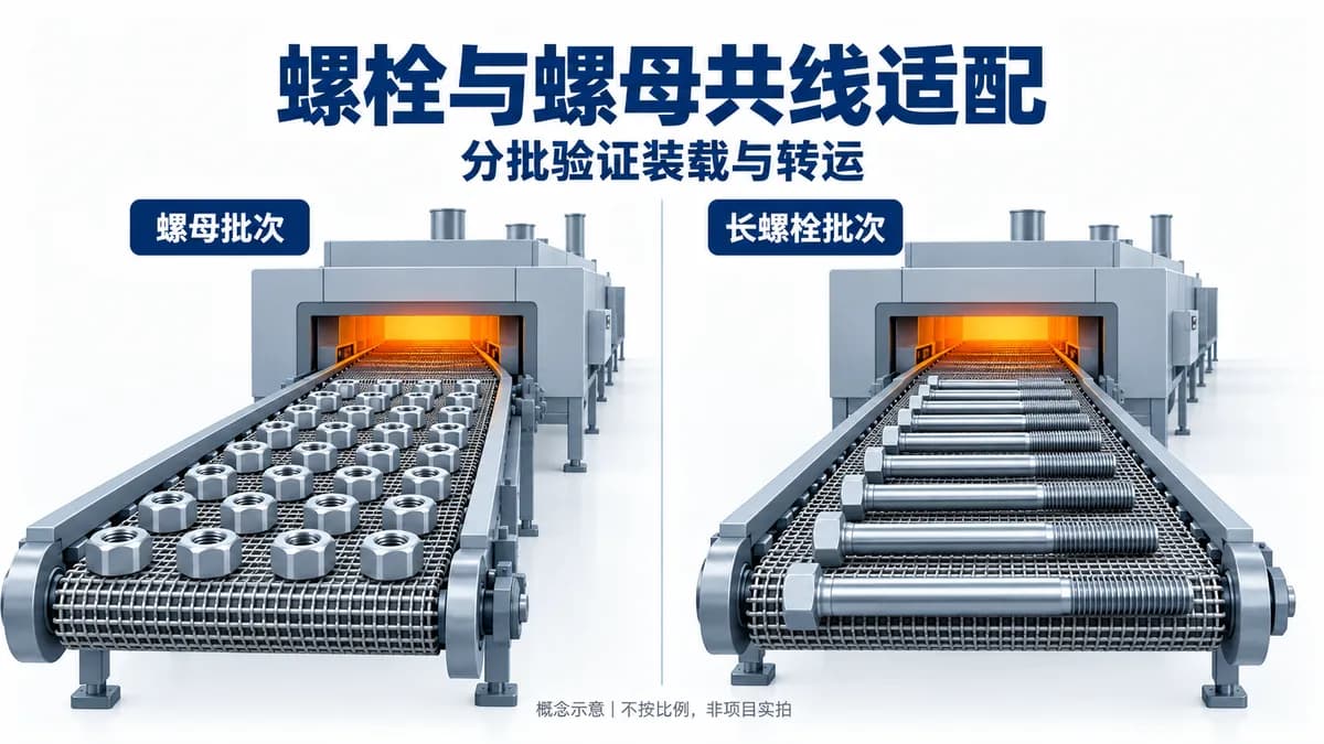 螺栓螺母能共用一条热处理线吗？先看装料和转运方式封面图