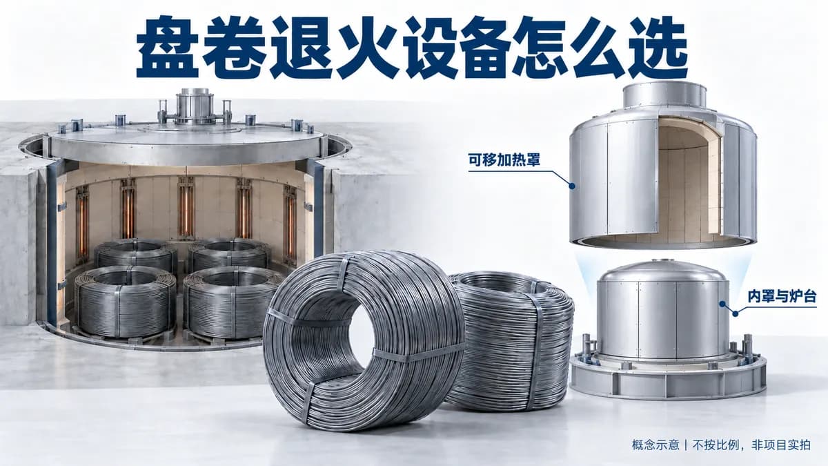 轴承钢丝球化退火炉怎么选？固定井式炉还是可移罩式炉封面图