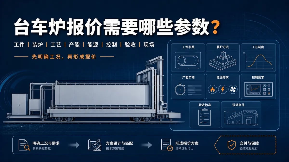 台车炉报价需要提供哪些参数？