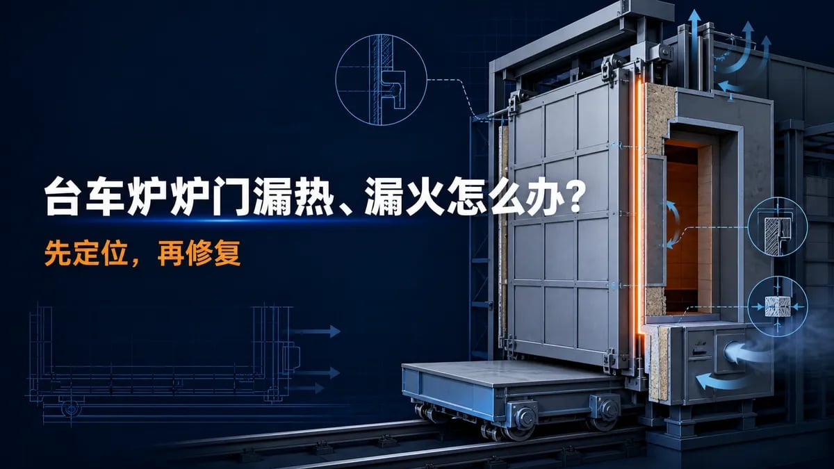台车炉炉门漏热、漏火怎么办？苏能四段定位法