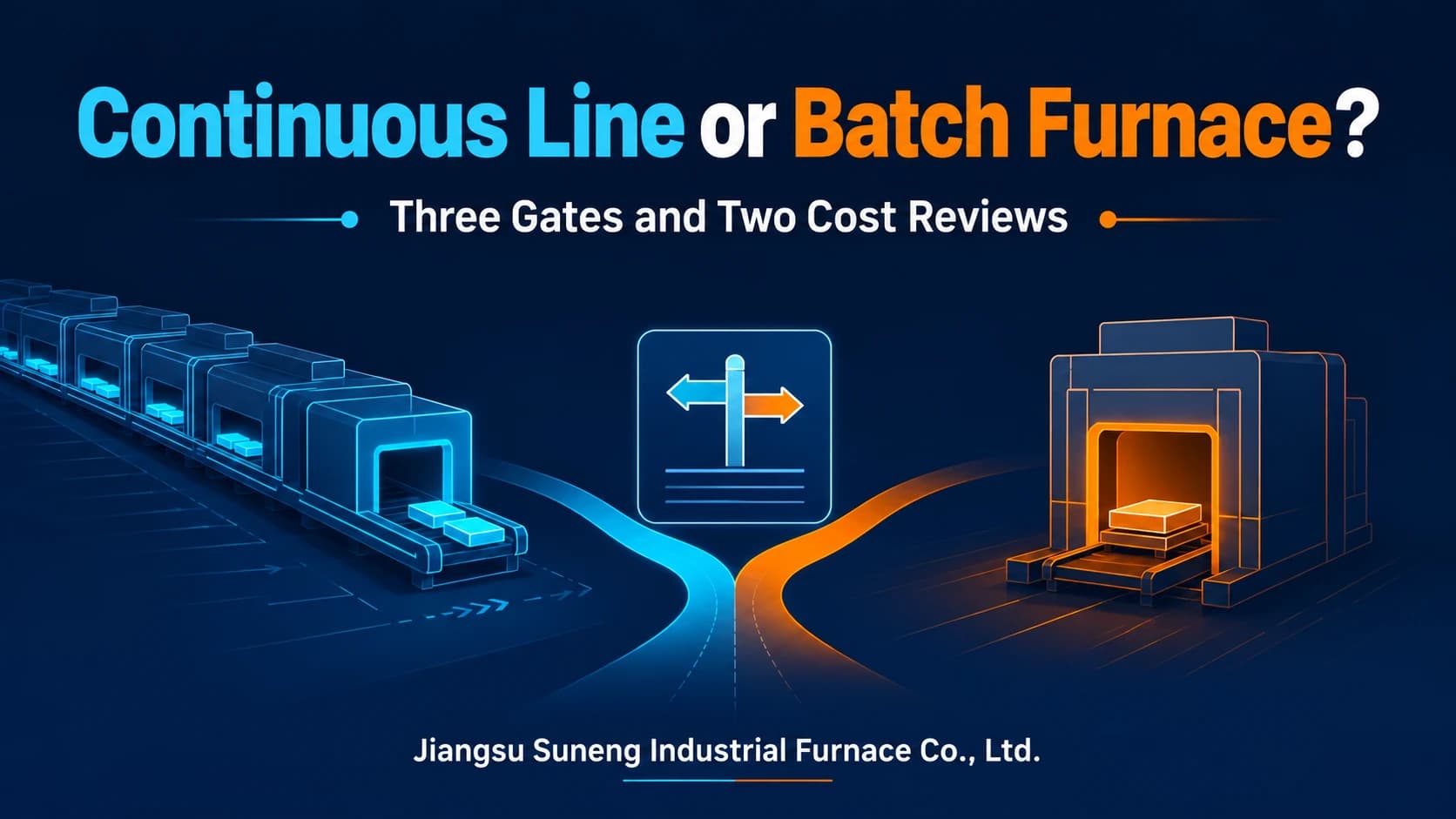 Continuous Heat Treatment Line or Batch Furnace? Suneng’s Three Gates and Two Cost Reviews