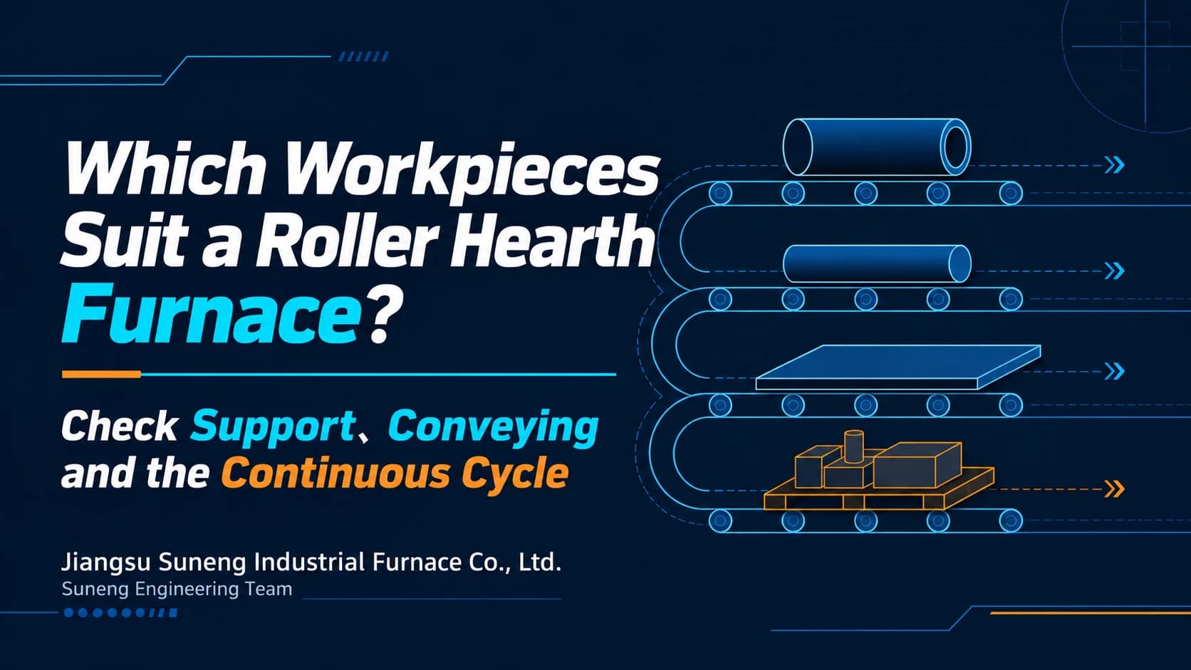 Which Workpieces Suit a Roller Hearth Furnace? Check Support, Conveying and the Continuous Cycle