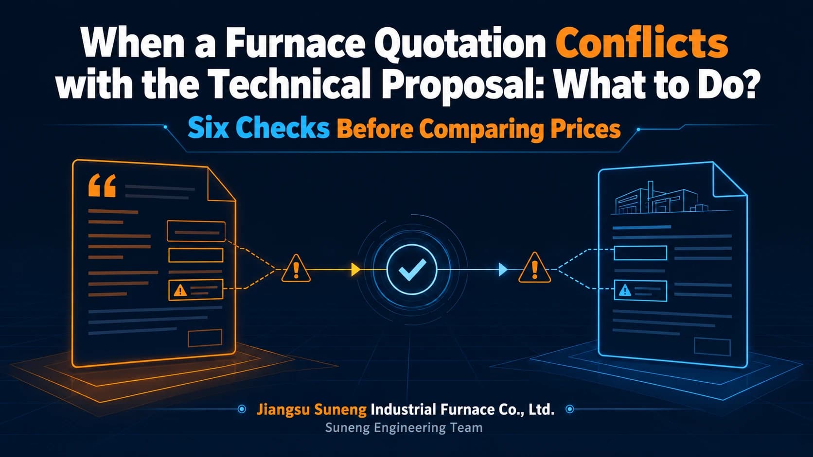 When a Furnace Quotation Conflicts with the Technical Proposal: Six Checks Before Comparing Prices