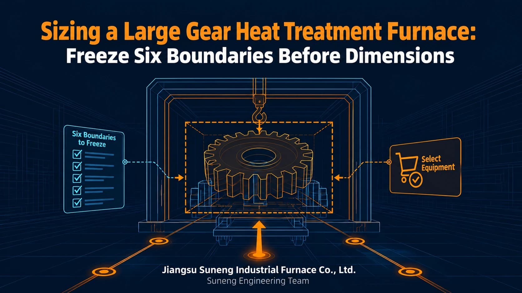 Sizing a Large Gear Heat Treatment Furnace: Freeze Six Boundaries Before Dimensions
