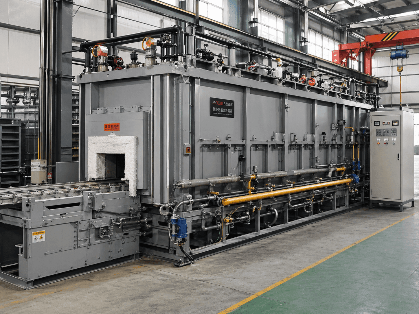 Continuous Pusher Heat-Treatment Furnace | typical configuration example | Suneng Industrial Furnace