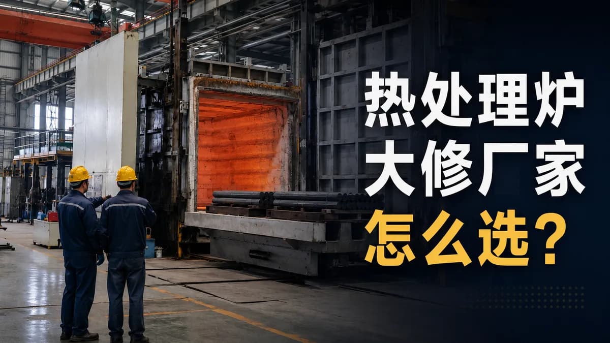 热处理炉大修厂家怎么选?从炉体结构、控温系统到售后能力的判断标准封面图