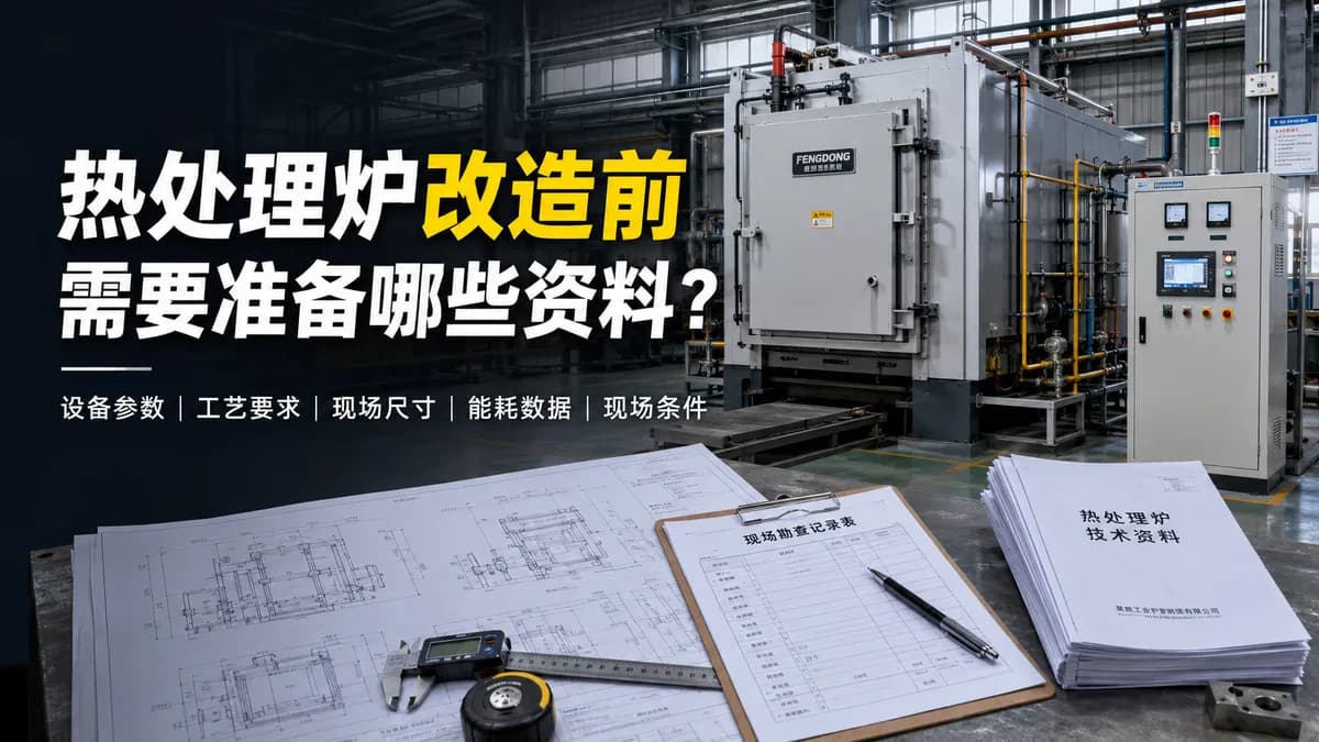 热处理炉改造前需要准备哪些资料?一份给厂家沟通的评估清单封面图