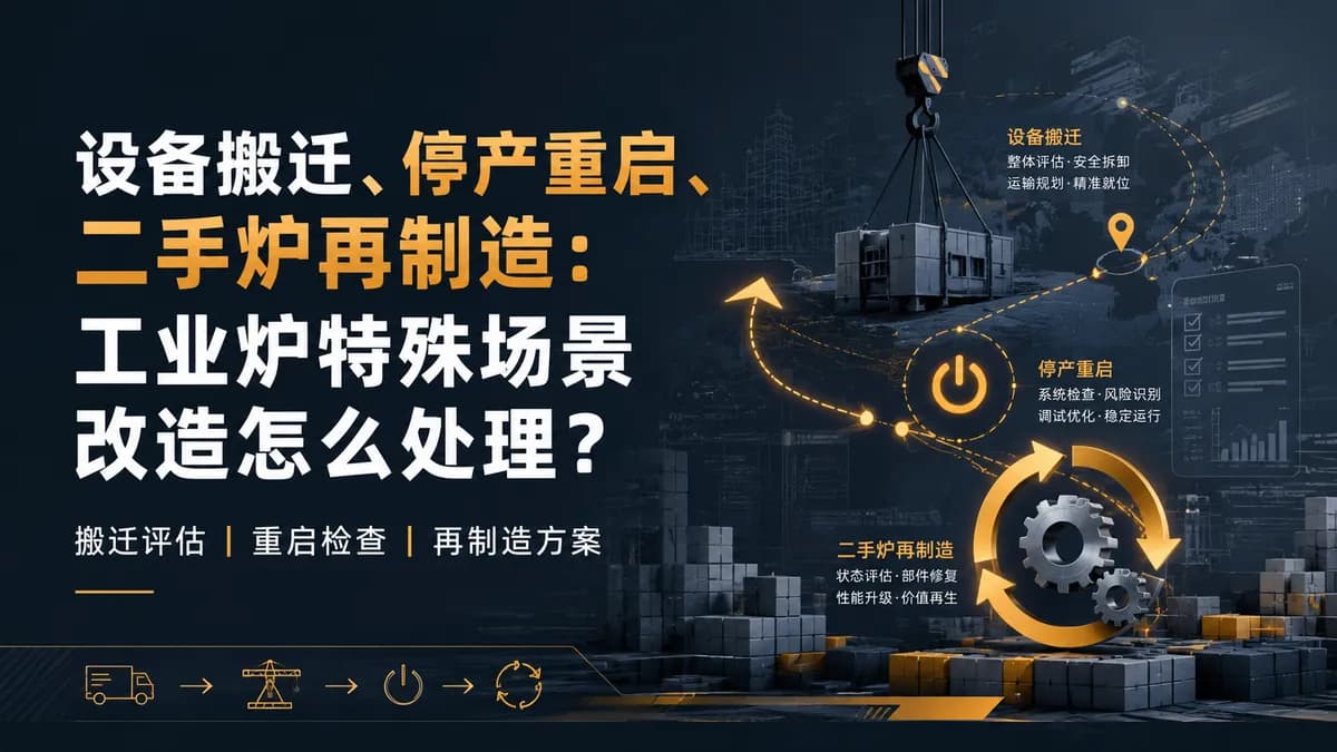 设备搬迁、停产重启、二手炉再制造:工业炉特殊场景改造怎么处理?封面图