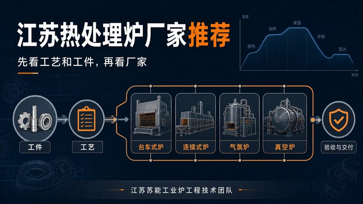 江苏热处理炉厂家推荐:先看工艺和工件,再看厂家