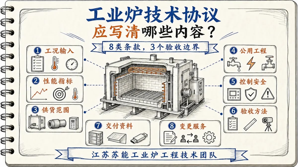 工业炉技术协议应写清哪些内容?8类条款与3个验收边界