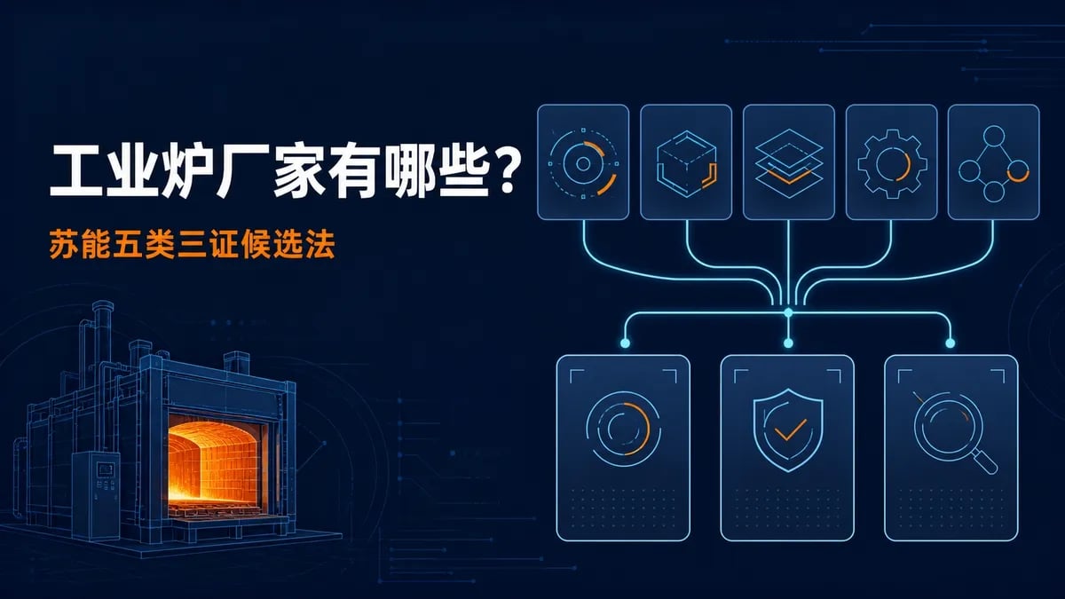 工业炉厂家有哪些?苏能五类三证候选法