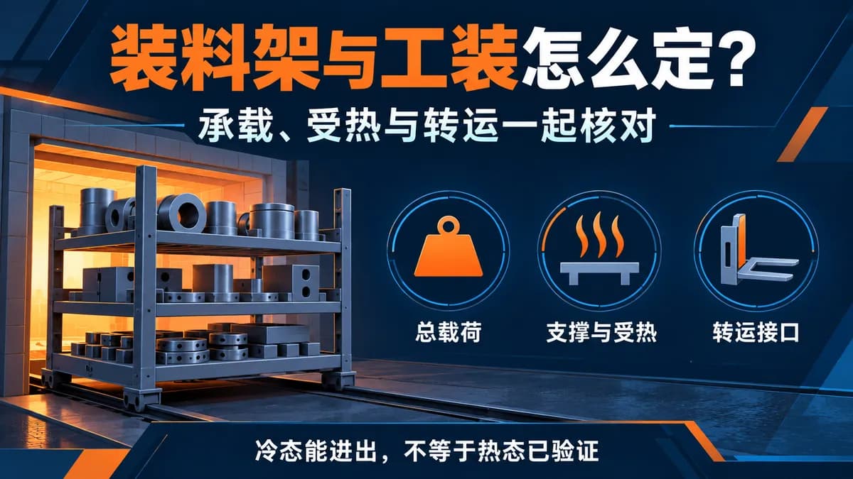 How to Choose Heat Treatment Fixtures and Loading Racks: Load Capacity, Support Points and Workpiece Distortion