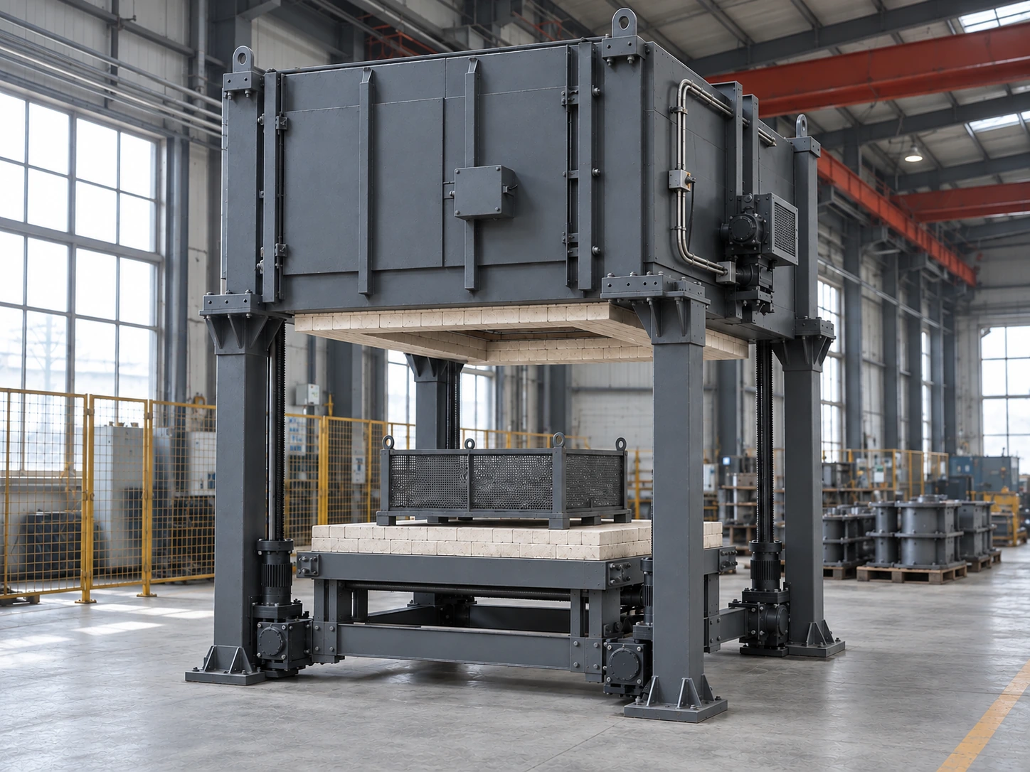 Elevator Hearth Furnace representative workshop arrangement