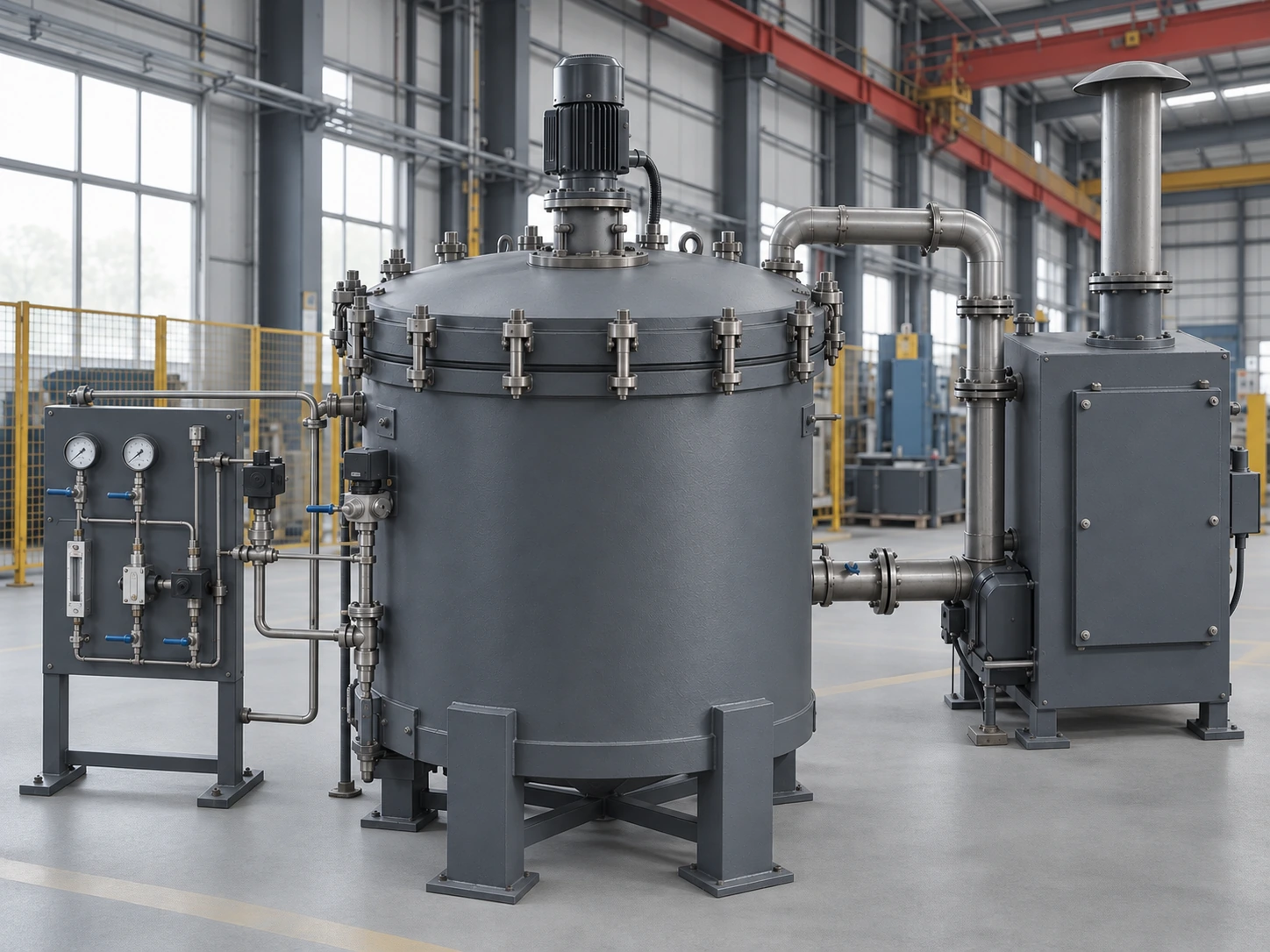 Gas Nitriding Furnace representative workshop arrangement