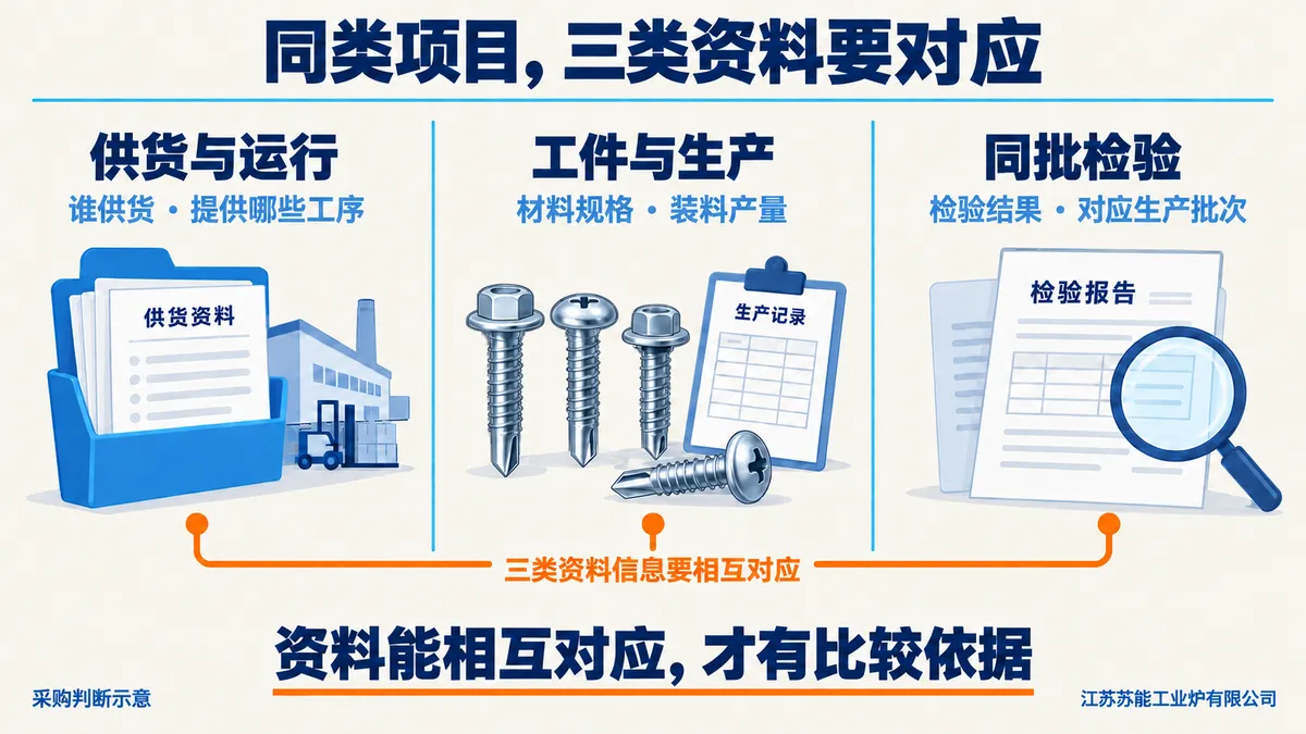 碳钢自钻螺钉采购核对示意