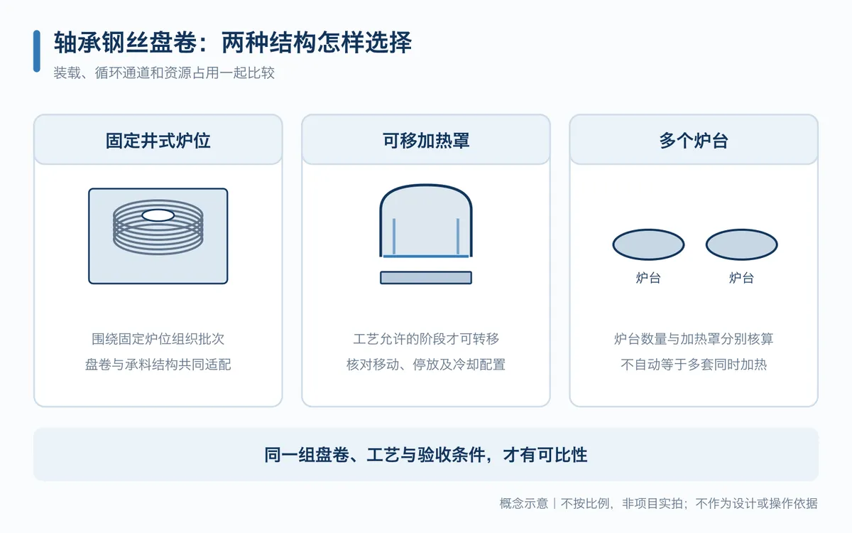 轴承钢丝球化退火选型关系示意