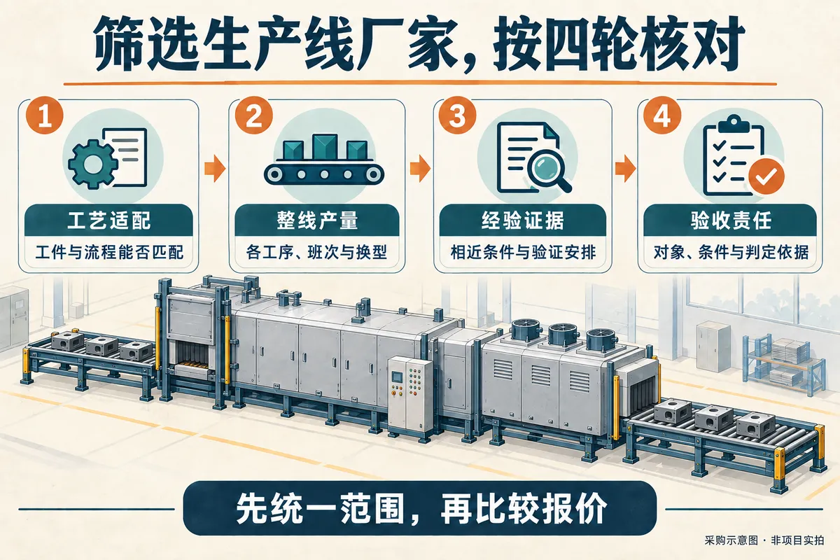 先核工艺、整线产量、证据和验收责任;主炉速度不能单独代表整线合格产出。